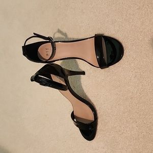 Mix No 6 black Lina high heel sandals 7.5 New